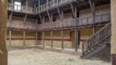 Film set roman gladiators training ground soldier barracks inner courtyard