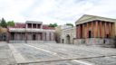 film set ancient rome city square temples