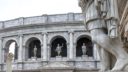 film set backlot roman rome monument statues coliseum