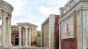 backlot set roman thermae bath exterior